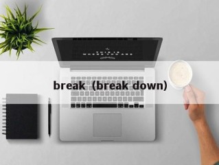 break（break down）