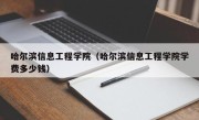 哈尔滨信息工程学院（哈尔滨信息工程学院学费多少钱）