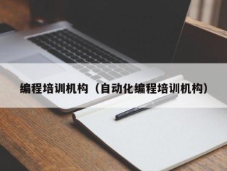 编程培训机构（自动化编程培训机构）