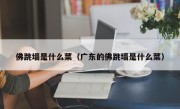 佛跳墙是什么菜（广东的佛跳墙是什么菜）