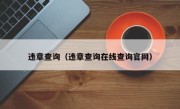 违章查询（违章查询在线查询官网）