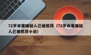 72岁命案嫌疑人已被抓获（72岁命案嫌疑人已被抓获小说）