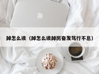 踔怎么读（踔怎么读踔厉奋发笃行不怠）