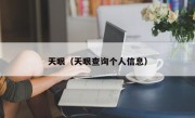 天眼（天眼查询个人信息）