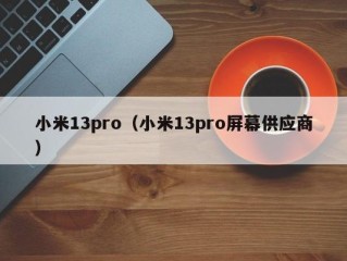 小米13pro（小米13pro屏幕供应商）