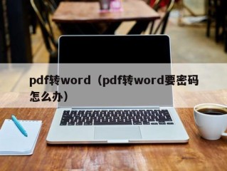 pdf转word（pdf转word要密码怎么办）