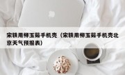 宋轶用柳玉茹手机壳（宋轶用柳玉茹手机壳北京天气预报表）