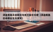 泽连斯基任命新任乌克兰驻华大使（泽连斯基任命新驻华大使叉）