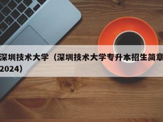 深圳技术大学（深圳技术大学专升本招生简章2024）