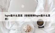 bgm是什么意思（炮姐视频bgm是什么意思）