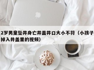 2岁男童坠井身亡井盖井口大小不符（小孩子掉入井盖里的视频）