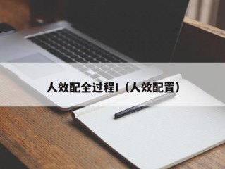 人效配全过程I（人效配置）