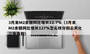 3月末M2余额同比增长12.7%（3月末M2余额同比增长127%怎么样分别云天化二安真假）