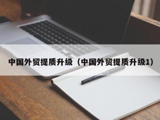 中国外贸提质升级（中国外贸提质升级1）