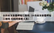 小伙给父亲墓碑贴二维码（小伙给父亲墓碑贴二维码 扫码可回看人生）