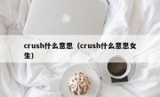 crush什么意思（crush什么意思女生）