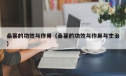 桑葚的功效与作用（桑葚的功效与作用与主治）