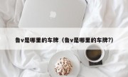 鲁v是哪里的车牌（鲁v是哪里的车牌?）