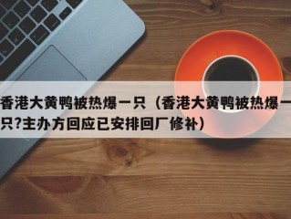 香港大黄鸭被热爆一只（香港大黄鸭被热爆一只?主办方回应已安排回厂修补）