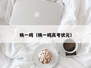 杨一鸣（杨一鸣高考状元）