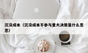 沉没成本（沉没成本不参与重大决策是什么意思）