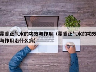 藿香正气水的功效与作用（藿香正气水的功效与作用治什么病）