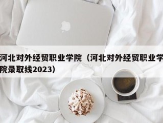 河北对外经贸职业学院（河北对外经贸职业学院录取线2023）