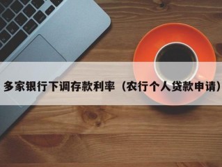 多家银行下调存款利率（农行个人贷款申请）