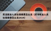 灵活就业人员社保缴费怎么交（灵活就业人员社保缴费怎么交2024）