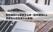 智邦国际erp系统怎么样（智邦国际erp系统怎么样花落什么相惜）