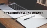 武汉多地标惊现游戏NPC打卡（武汉的游戏）