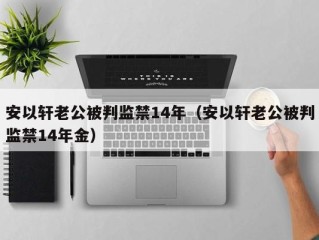 安以轩老公被判监禁14年（安以轩老公被判监禁14年金）