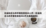 比盐粒还小的手提包卖出46.2万（比盐粒还小的手提包卖出462万元是真的吗）