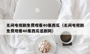 无间电视剧免费观看40集西瓜（无间电视剧免费观看40集西瓜追剧网）