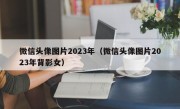 微信头像图片2023年（微信头像图片2023年背影女）