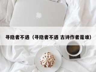 寻隐者不遇（寻隐者不遇 古诗作者是谁）