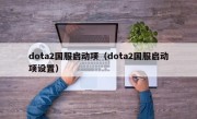 dota2国服启动项（dota2国服启动项设置）